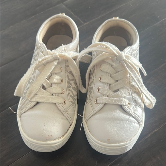 Michael Kors White Kids Sneakers - Picture 1 of 7